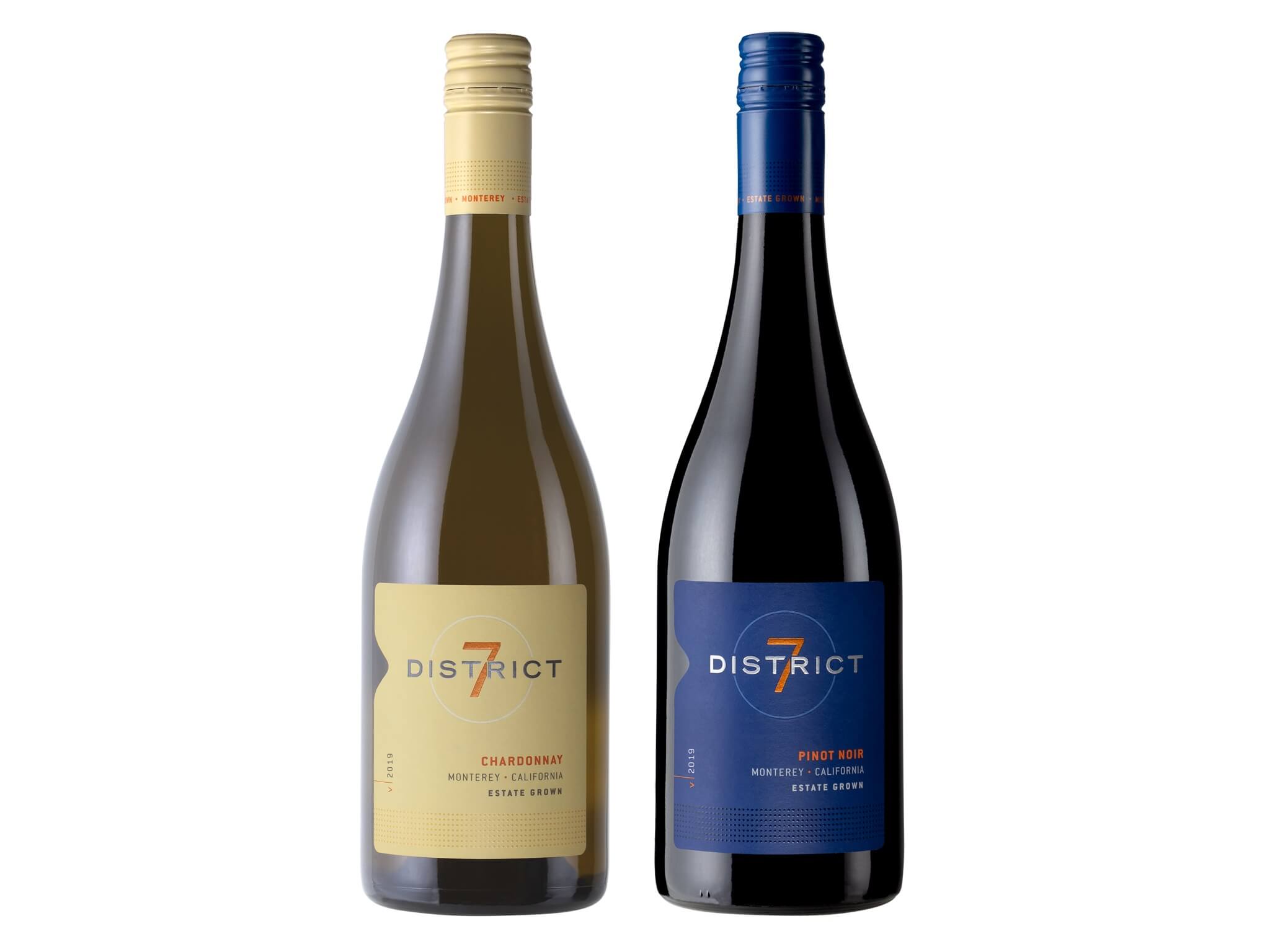 District 7 wine bottles
