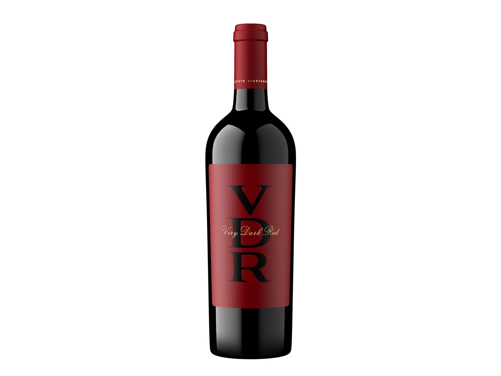 Very Dark Red wine bottles